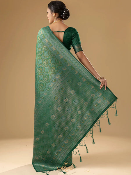 Zoya Silk Green Saree