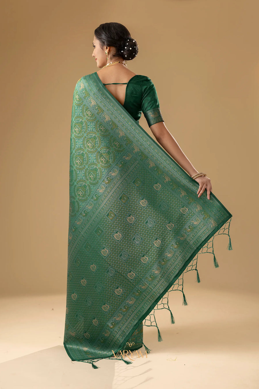 Zoya Silk Green Saree