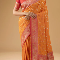 Kaaya Silk Yellow Saree