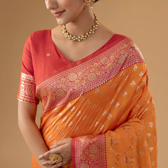 Kaaya Silk Yellow Saree