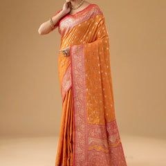 Kaaya Silk Yellow Saree