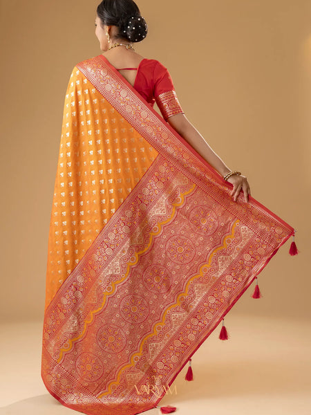 Kaaya Silk Yellow Saree