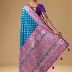 Kaaya Silk Blue Saree