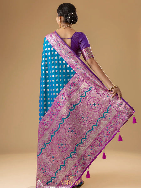 Kaaya Silk Blue Saree