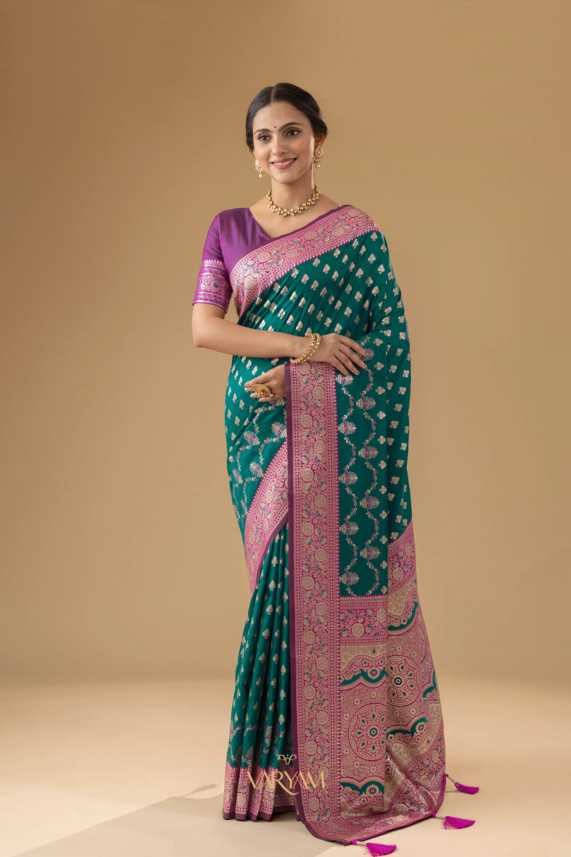 Kaaya Silk Green Saree