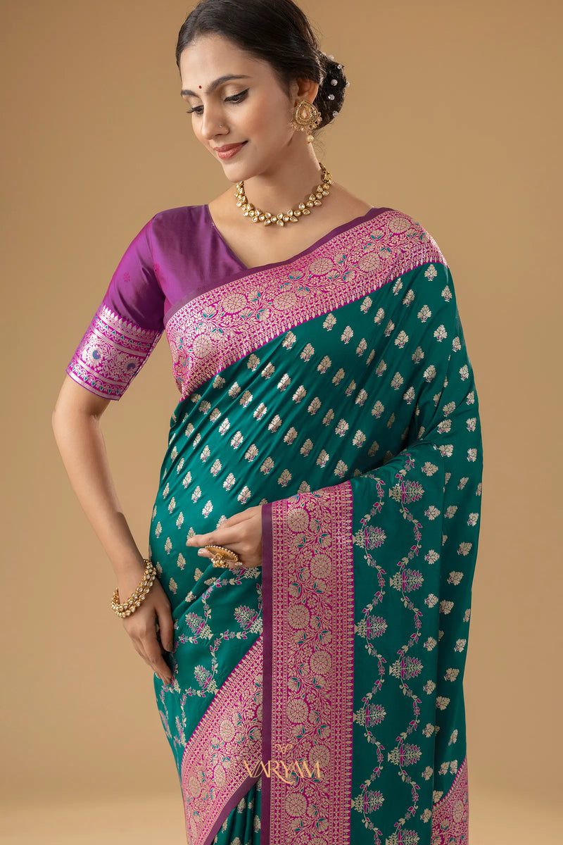 Kaaya Silk Green Saree