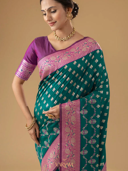 Kaaya Silk Green Saree