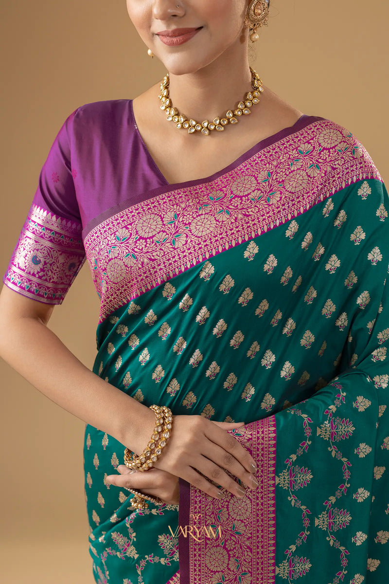 Kaaya Silk Green Saree