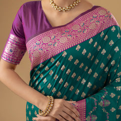 Kaaya Silk Green Saree