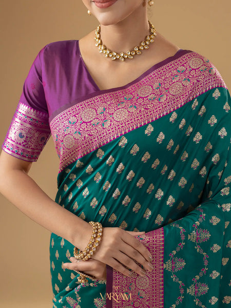 Kaaya Silk Green Saree