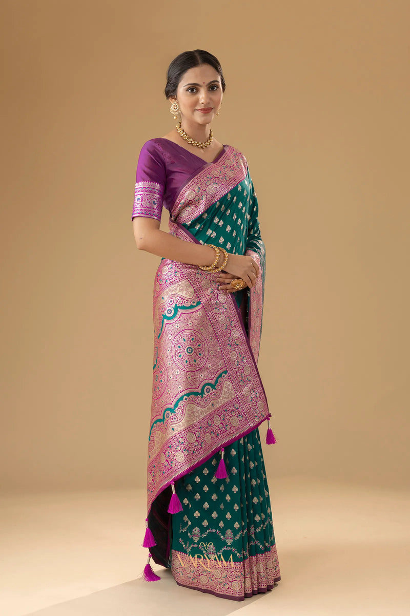 Kaaya Silk Green Saree