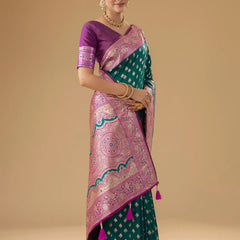 Kaaya Silk Green Saree