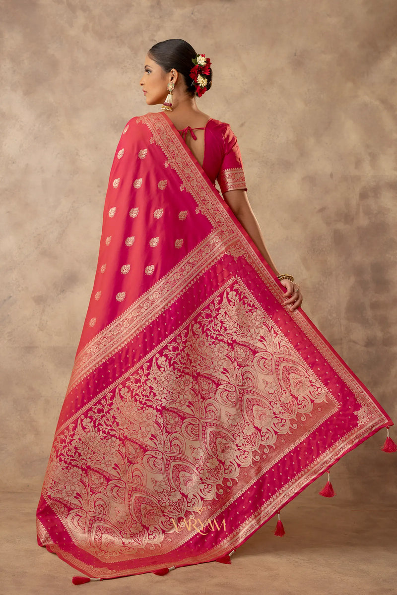 Zari Royale Pink Saree