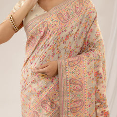 Kashmira Cotton Beige Saree