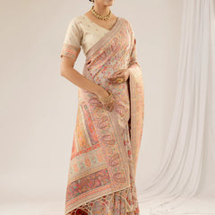 Kashmira Cotton Beige Saree