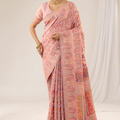 Kashmira Cotton Pink Saree