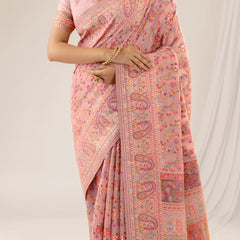 Kashmira Cotton Pink Saree