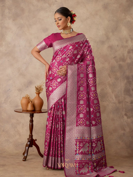 Royal Satin Red Saree