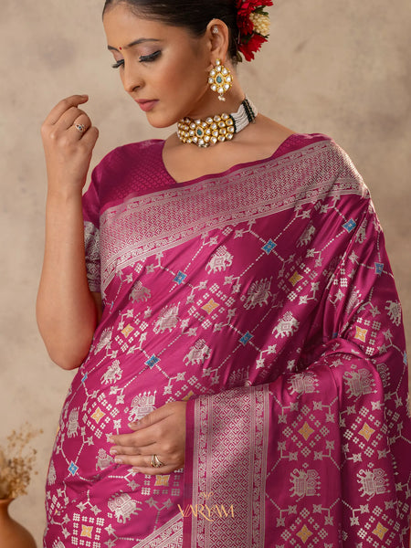 Royal Satin Red Saree
