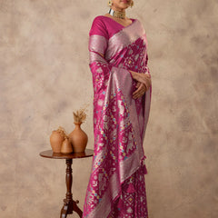 Royal Satin Red Saree