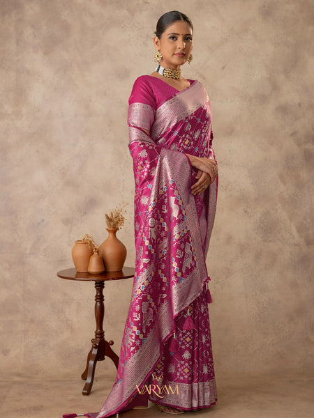 Royal Satin Red Saree