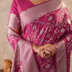 Royal Satin Red Saree
