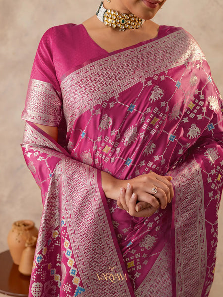 Royal Satin Red Saree