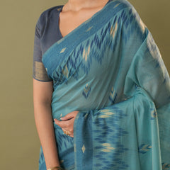 Madurai Cotton Blue Saree