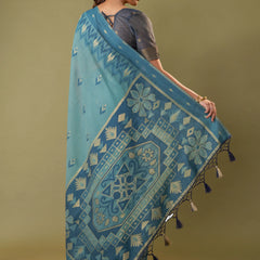Madurai Cotton Blue Saree
