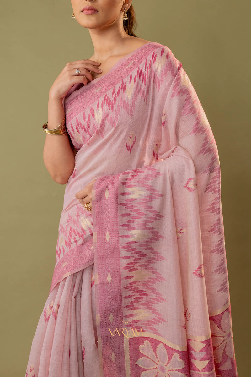 Madurai Cotton Pink Saree