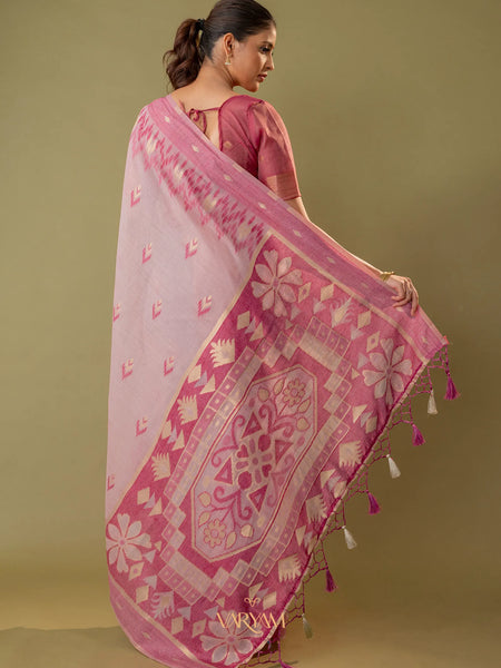 Madurai Cotton Pink Saree