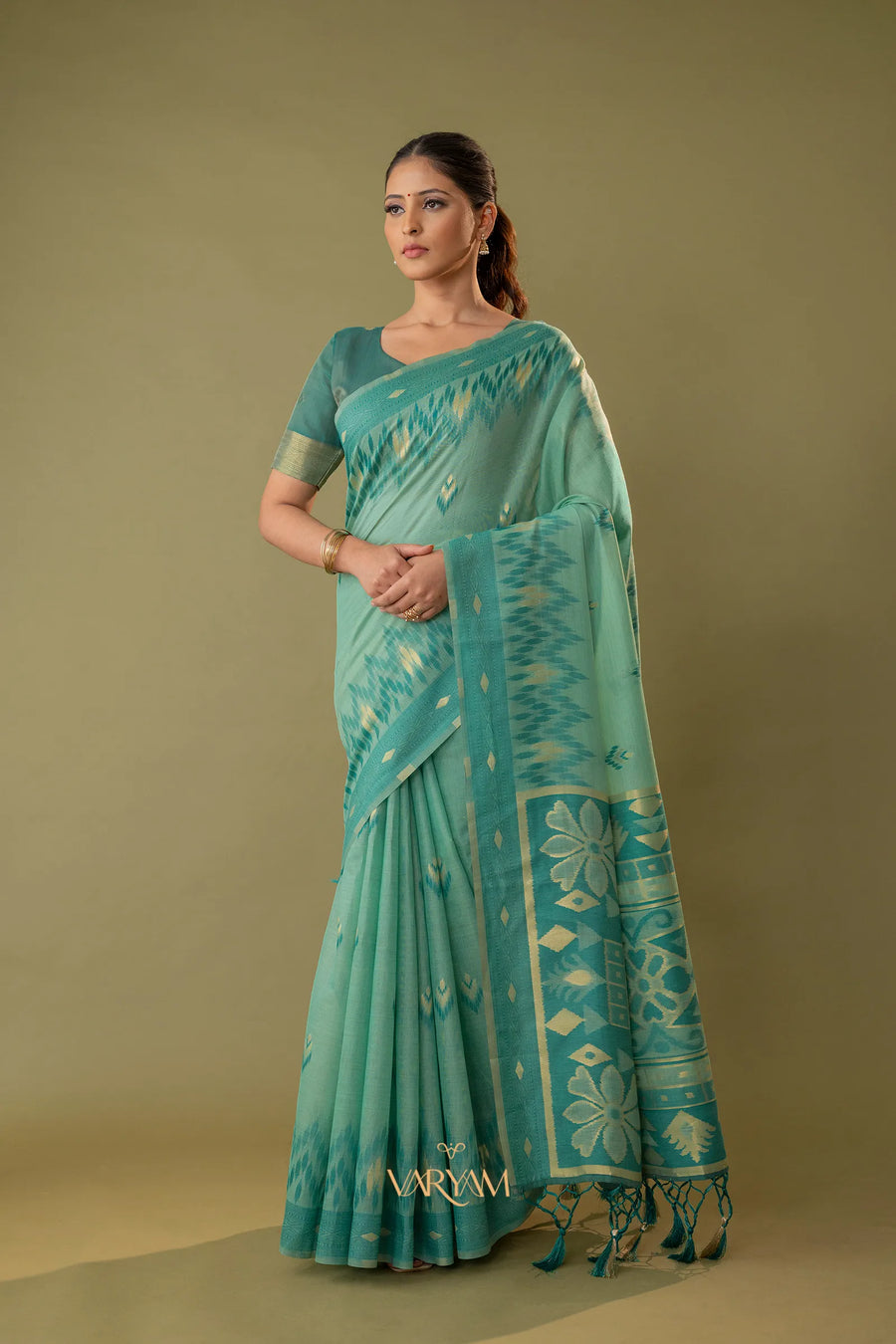 Madurai Cotton Rama Saree