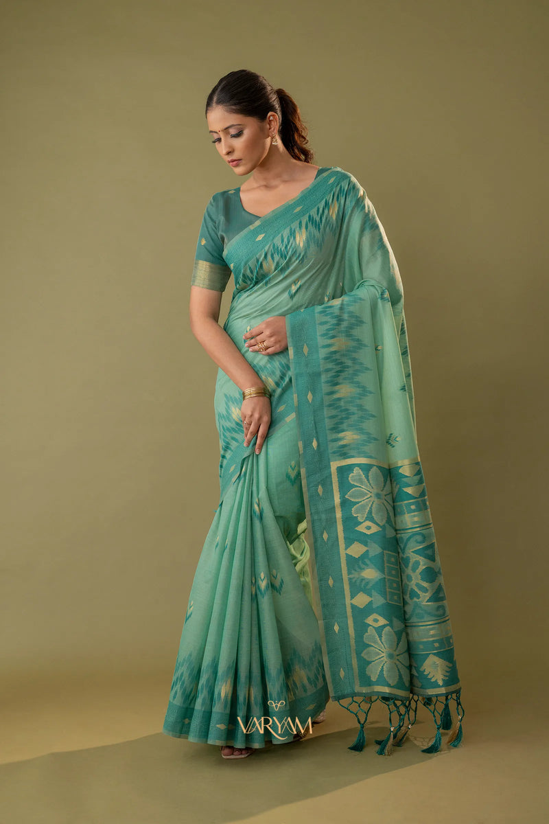 Madurai Cotton Rama Saree