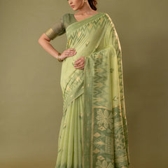 Madurai Cotton Green Saree