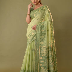 Madurai Cotton Green Saree