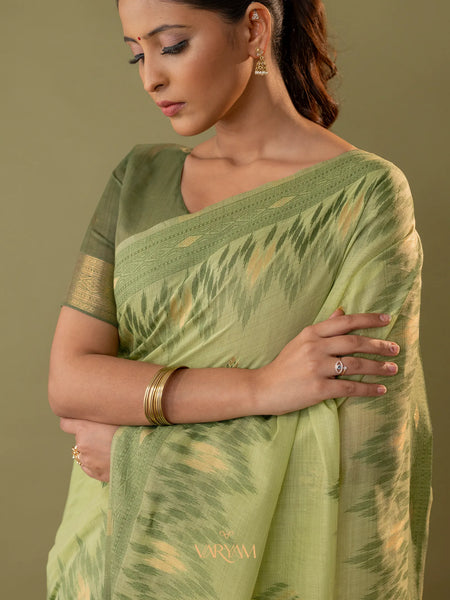 Madurai Cotton Green Saree