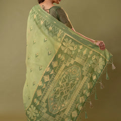 Madurai Cotton Green Saree