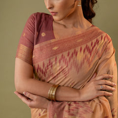 Madurai Cotton Peach Saree