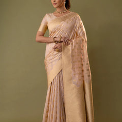 Fendi Soft Purple Silk Saree
