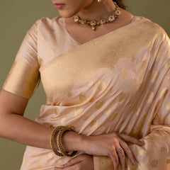 Fendi Soft Purple Silk Saree