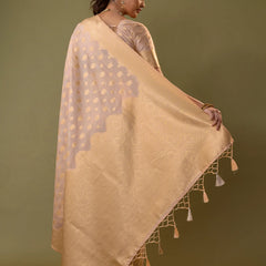 Fendi Soft Purple Silk Saree