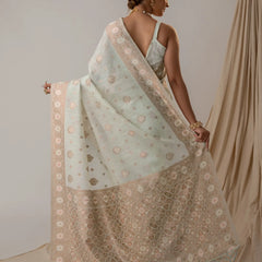 Chhaya Soft Blue Saree