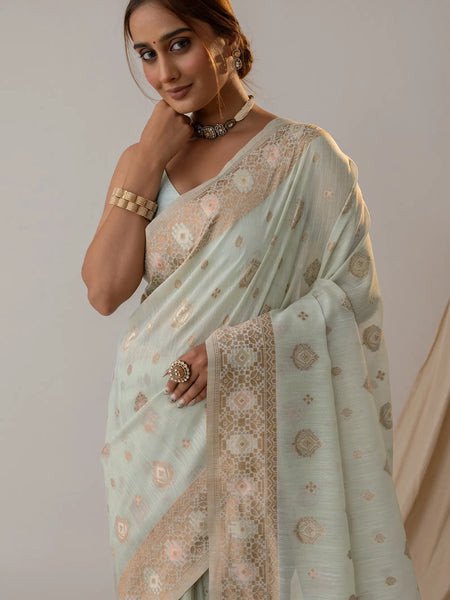 Chhaya Soft Blue Saree