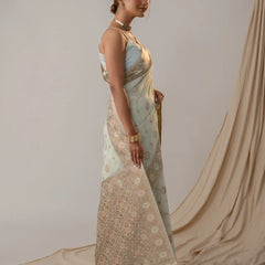 Chhaya Soft Blue Saree