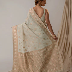 Chhaya Pistachio Saree