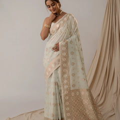 Chhaya Pistachio Saree