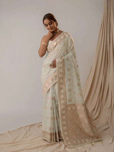 Chhaya Pistachio Saree