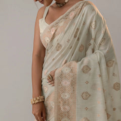 Chhaya Pistachio Saree