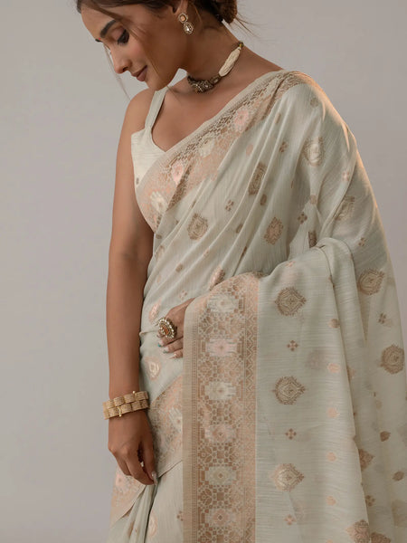 Chhaya Pistachio Saree