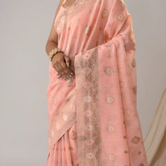 Chhaya Pastel Pink Saree